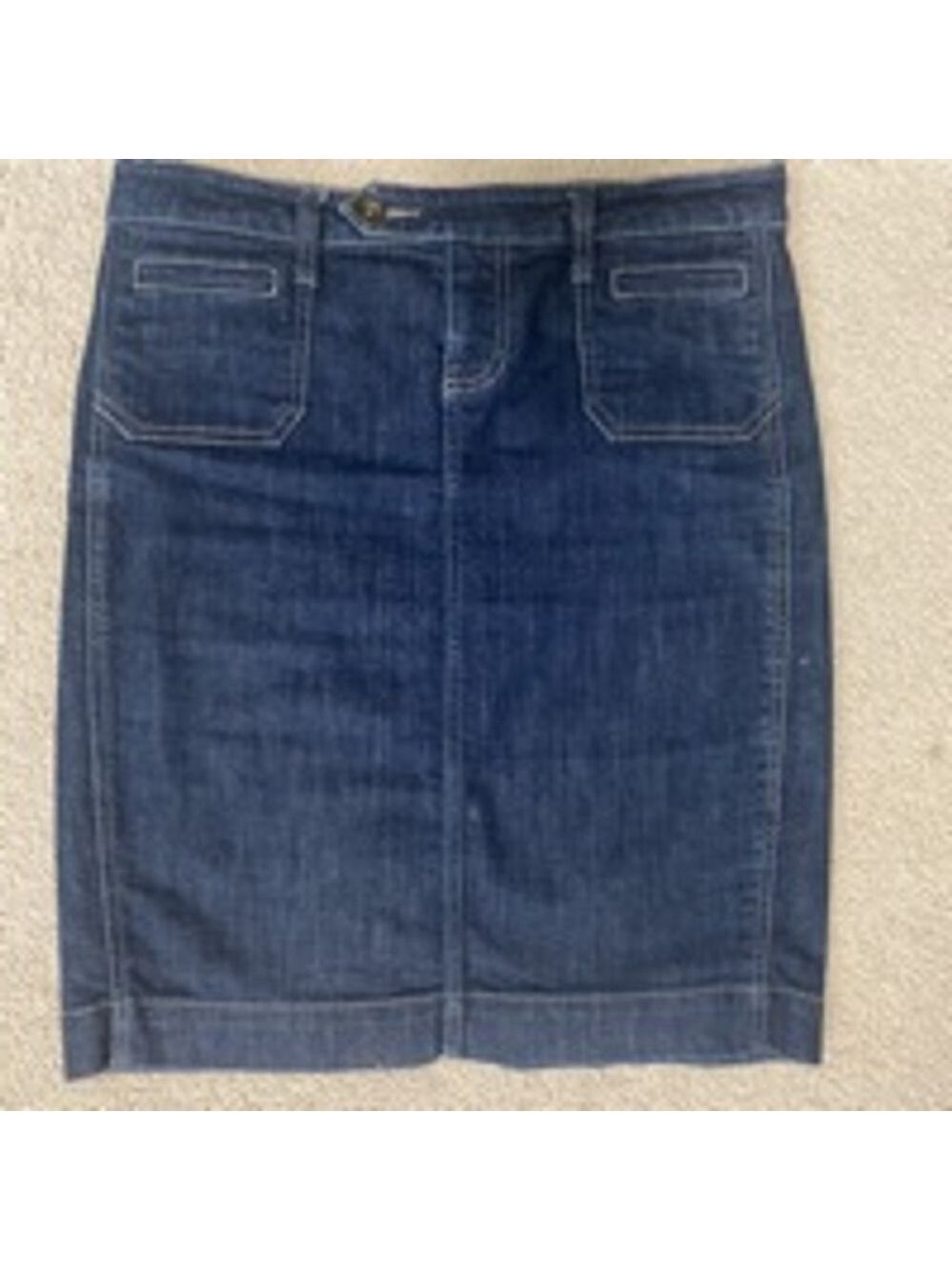 Women's Level 99 Denim Skirt, Size 28 for Dark Blue